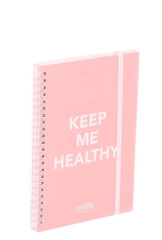 Pink Food And Exercise Journal