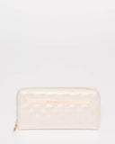 Ivory Nina Quilted Wallet