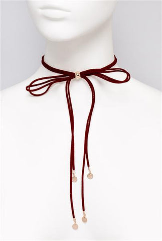 Velvet Wrap Choker Necklace