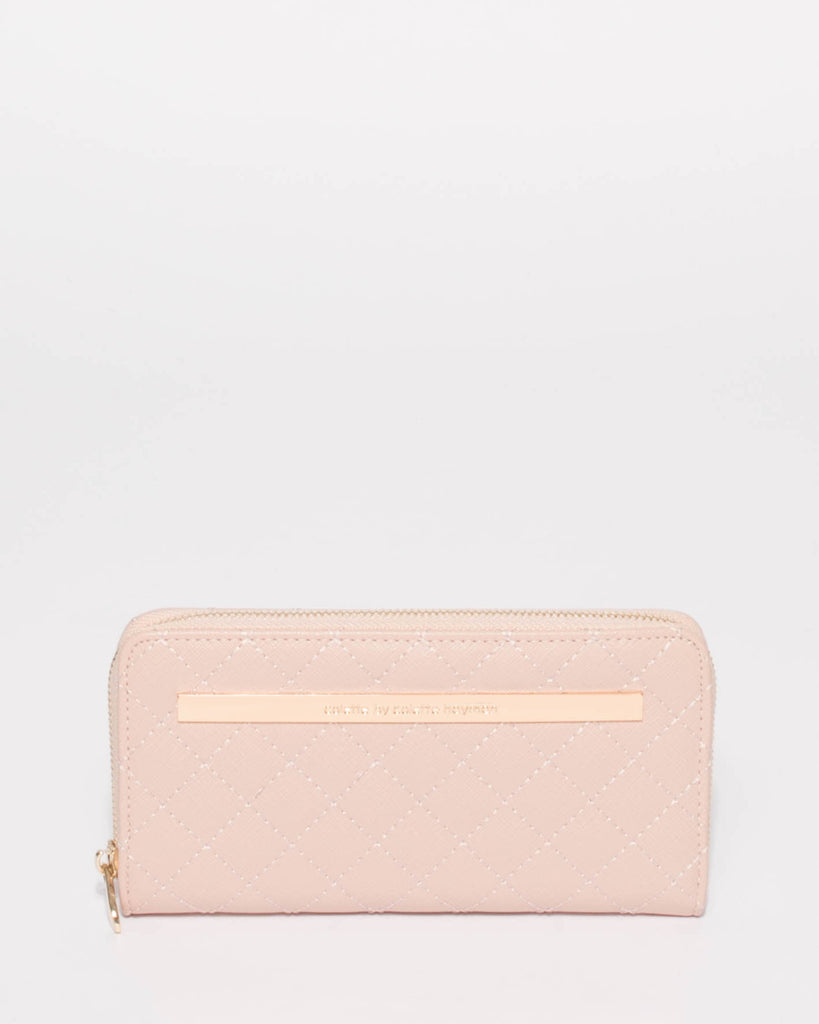 Pink Nina Quilted Wallet