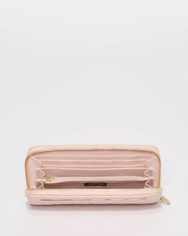 Pink Nina Quilted Wallet