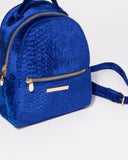 Blue Bianca Mini Backpack