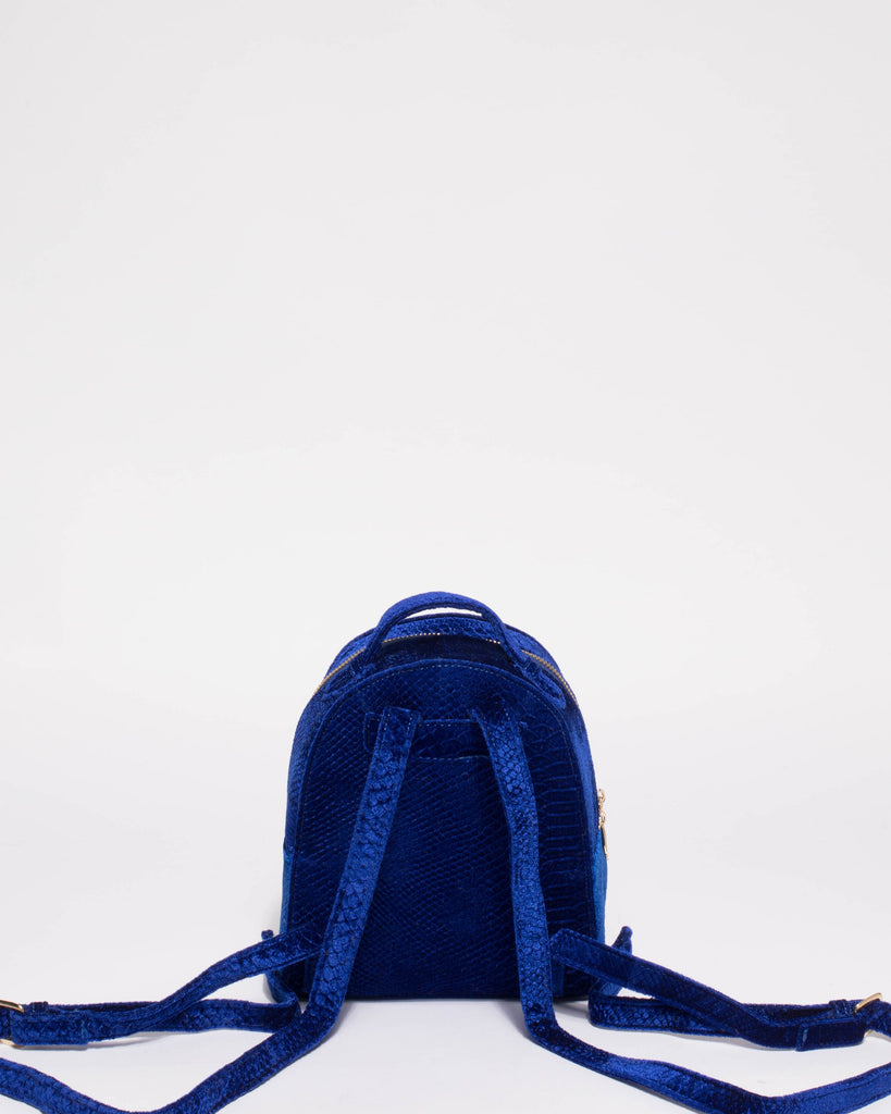 Blue Bianca Mini Backpack