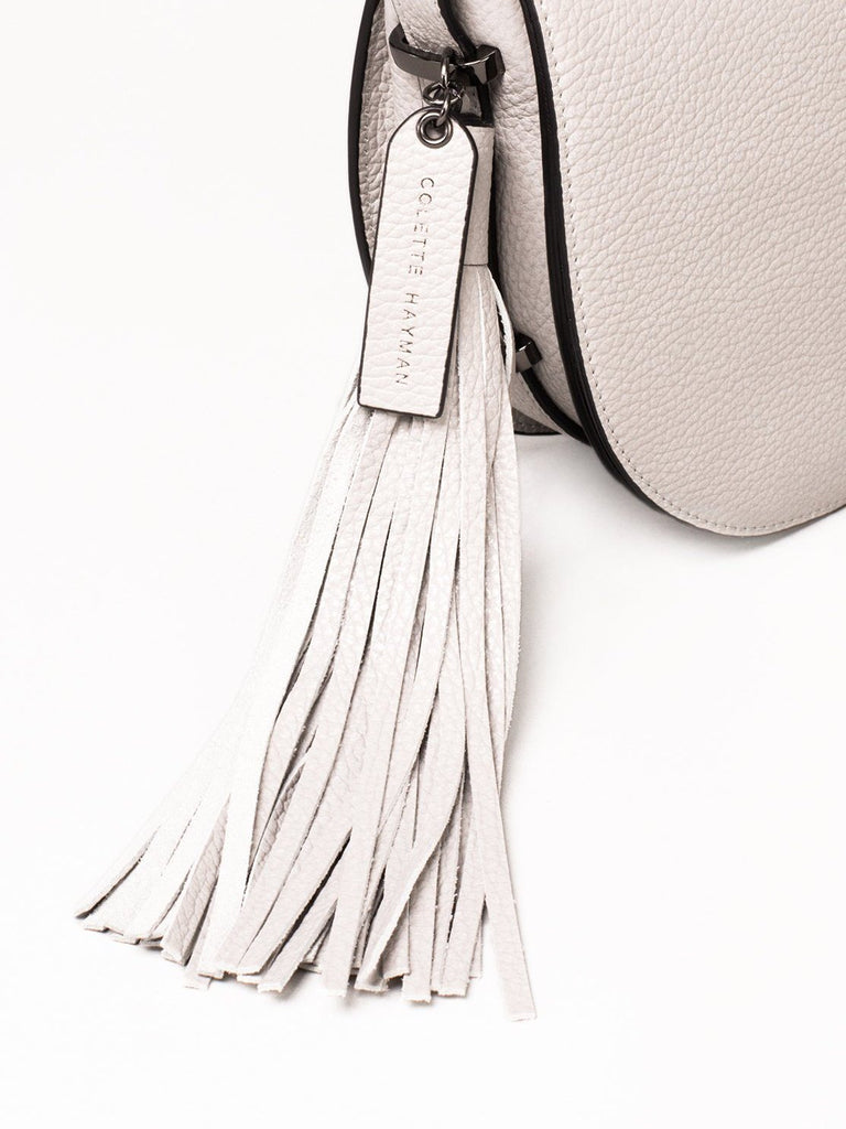 KENDALL LEATHER SADDLE BAG-Colette by Colette Hayman