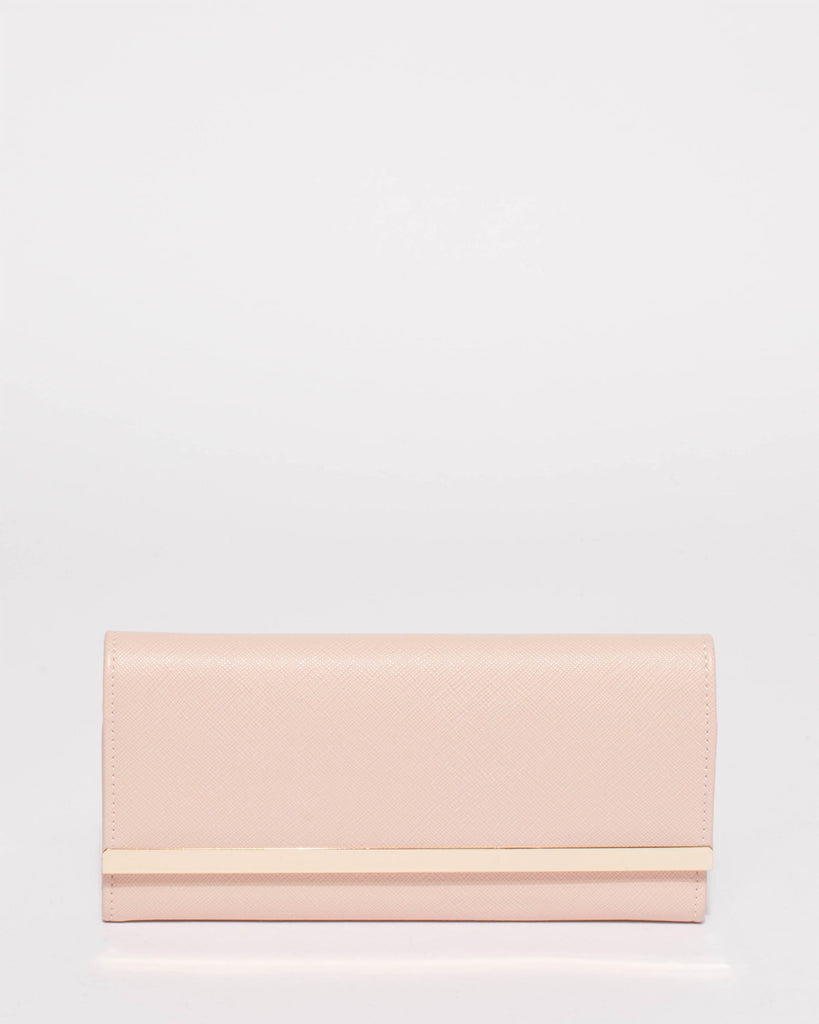 Pink Maisy Straight Bar Wallet