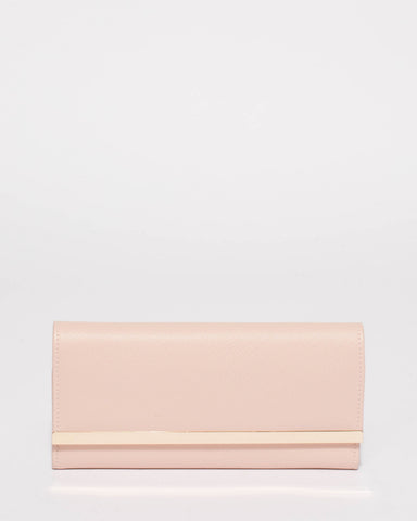 Pink Maisy Straight Bar Wallet
