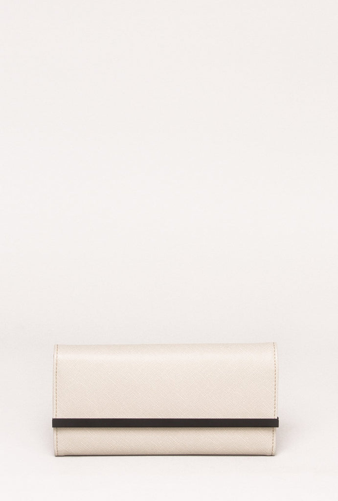 Grey Maisy Straight Bar Wallet