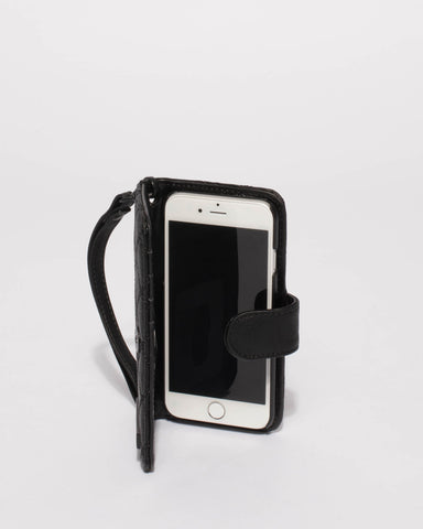 Black Quilted Iphone 6, 7 and 8 Purse