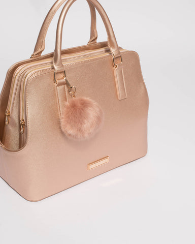 Rose Gold Bonnie Large Tote Bag