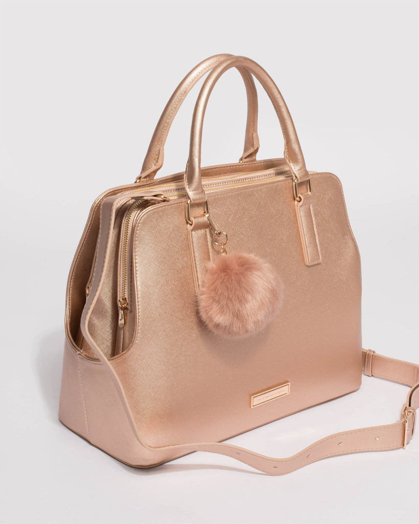 Rose Gold Bonnie Large Tote Bag