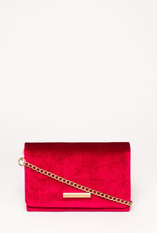 Red Velvet Darcy Small Bag