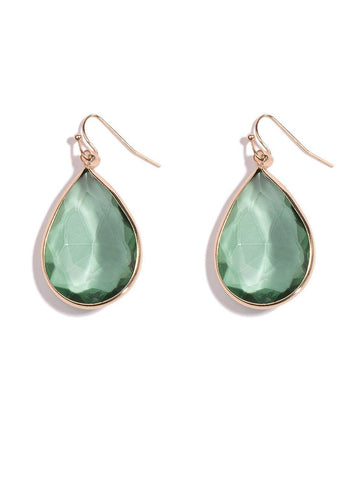 Facet Stone Earring