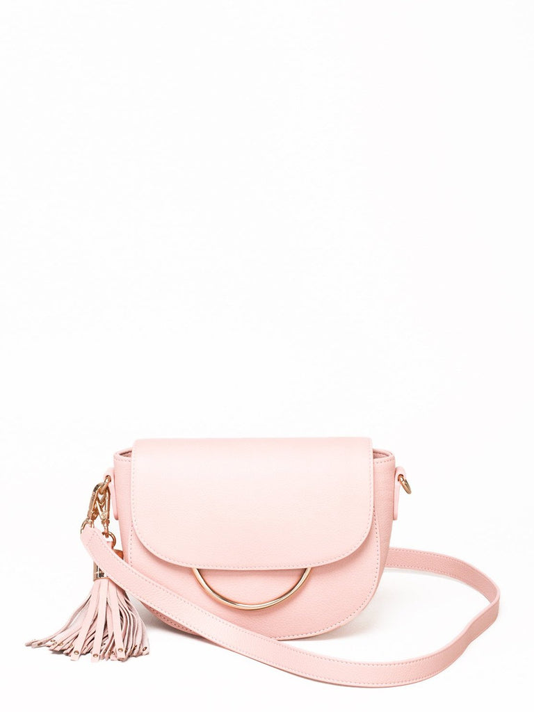Mila Leather Saddle Bag
