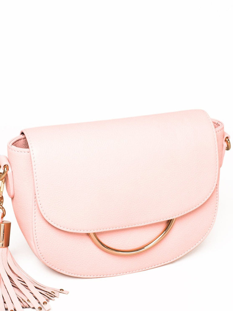 Mila Leather Saddle Bag