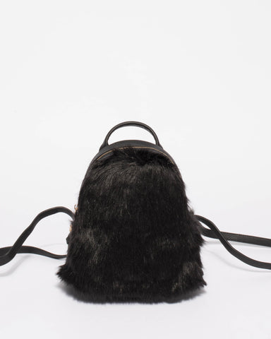 Fluffy Mini Backpack