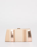 Multi Colour Sloane Panel Clutch Bag