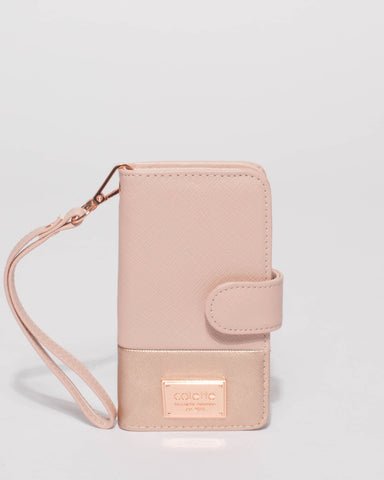 Pink Saffiano Iphone 6, 7 & 8 Purse