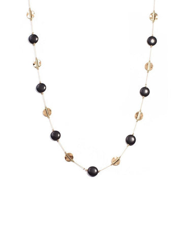 Bead And Disc Necklace