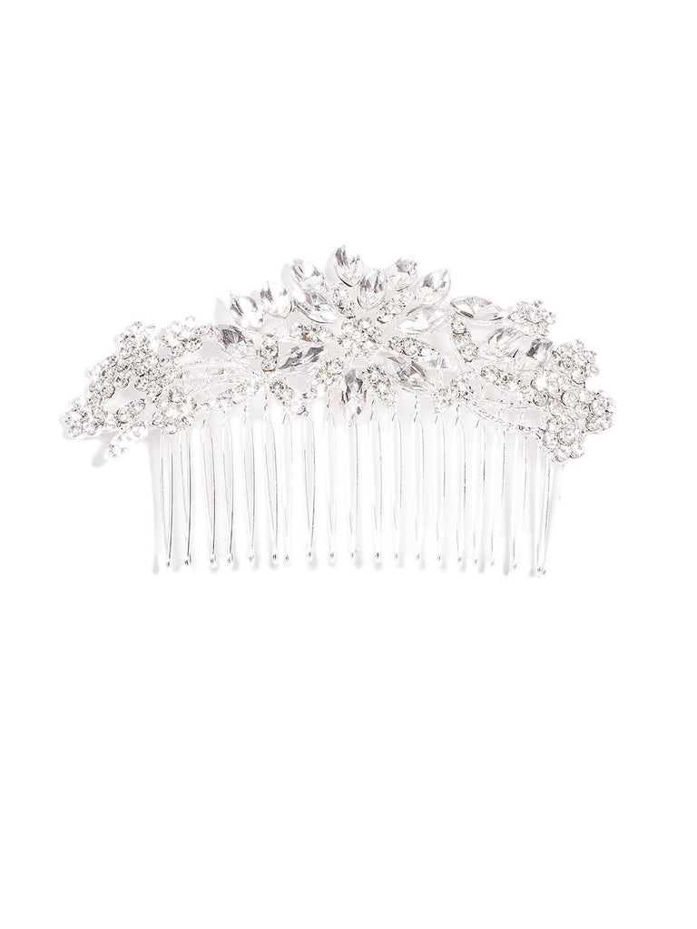 Diamante Stine Flower Hair Comb