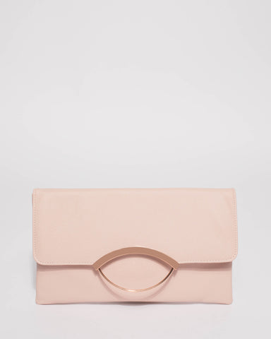 Pink Melody Ring Clutch Bag