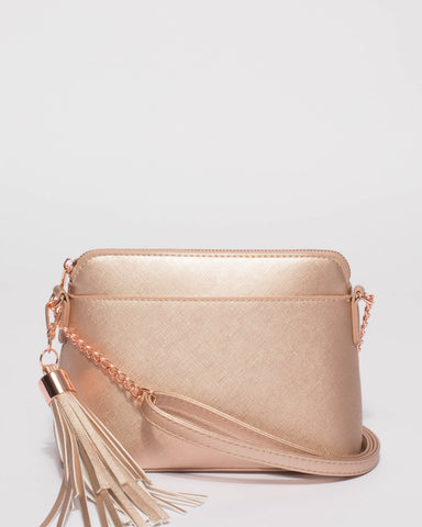 Rose Gold Karen Crossbody Bag