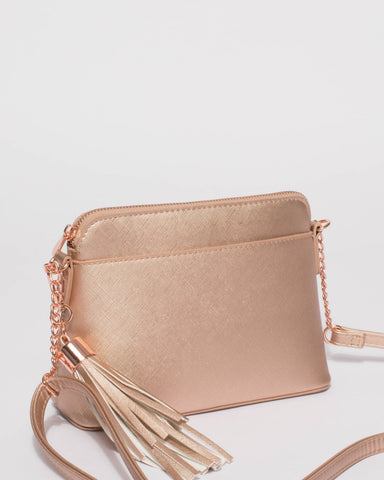 Rose Gold Karen Crossbody Bag