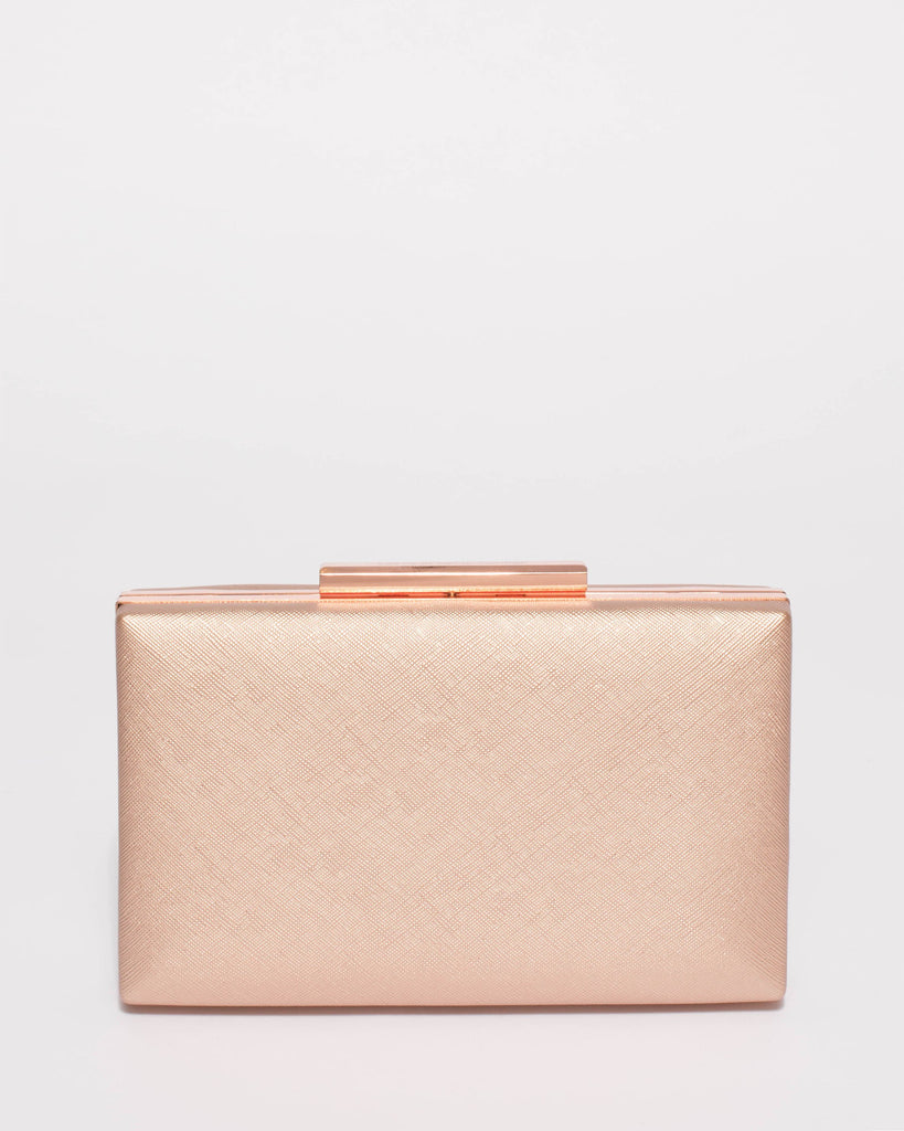 Rose Gold Jami Clutch Bag