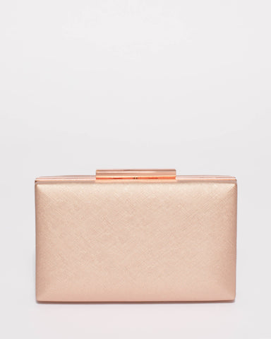 Rose Gold Jami Clutch Bag