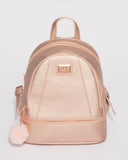 Rose Gold Bridget Medium Backpack