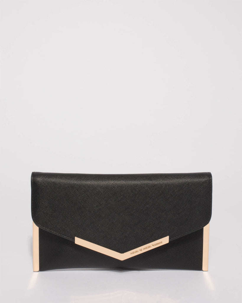 Black Geena Clutch Bag