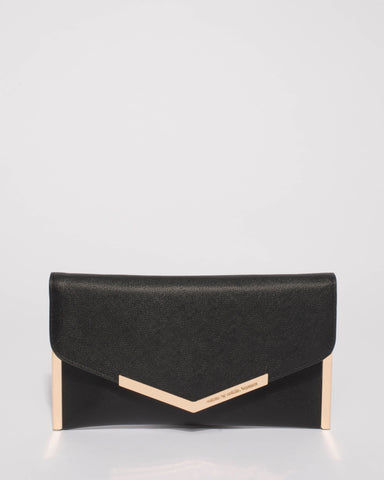 Black Geena Clutch Bag