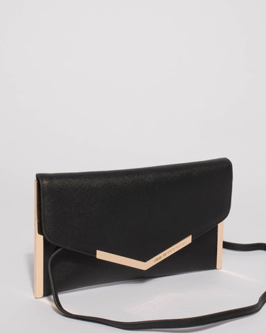 Black Geena Clutch Bag