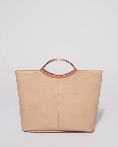 Beige Jessie Clutch Bag