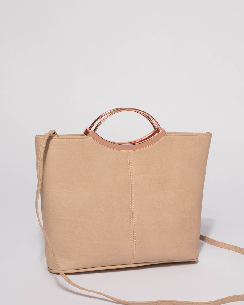 Beige Jessie Clutch Bag