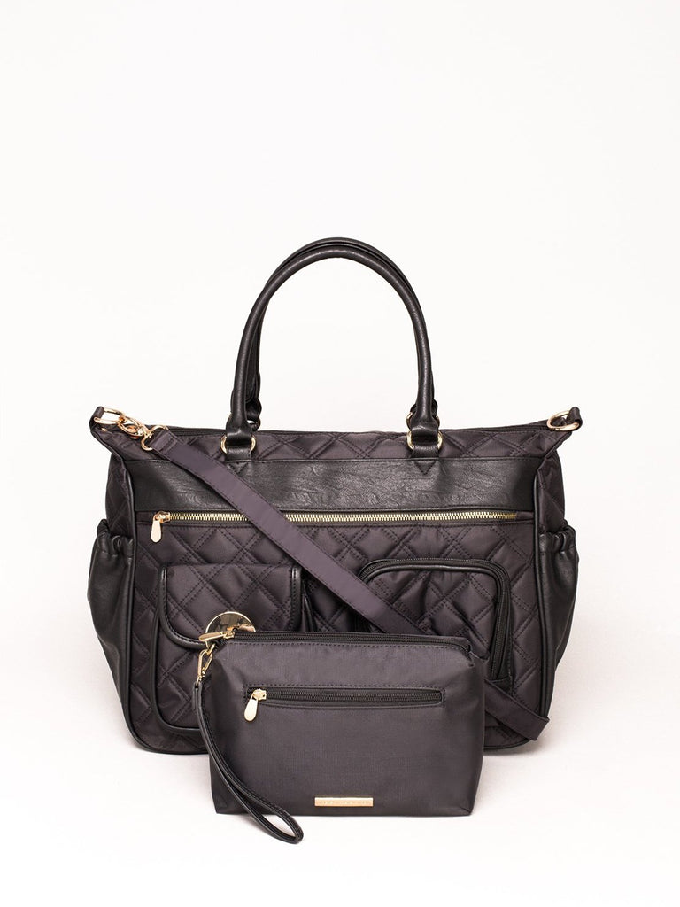 Black Nylon Baby Bag Purse