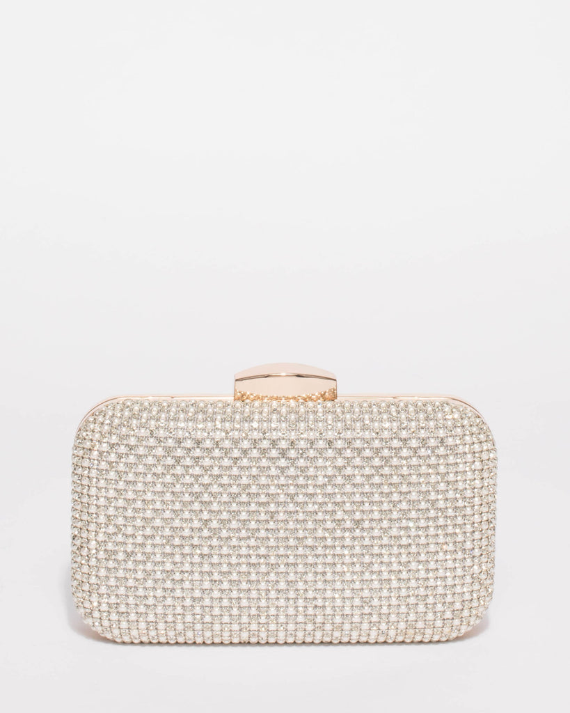 Penelope Crystal Hardcase Clutch Bag
