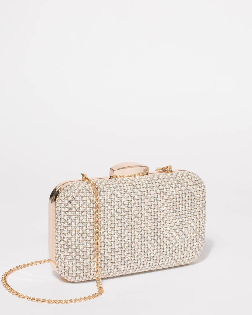Penelope Crystal Hardcase Clutch Bag