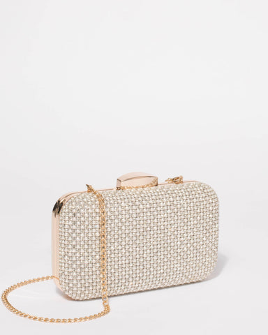Penelope Crystal Hardcase Clutch Bag