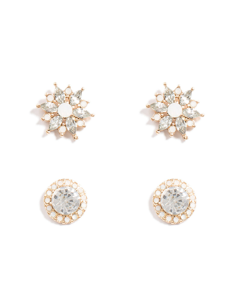 2 Pack Mini Stud Earrings