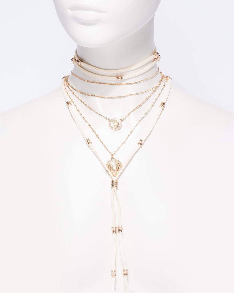 Multi Chain Choker Necklace