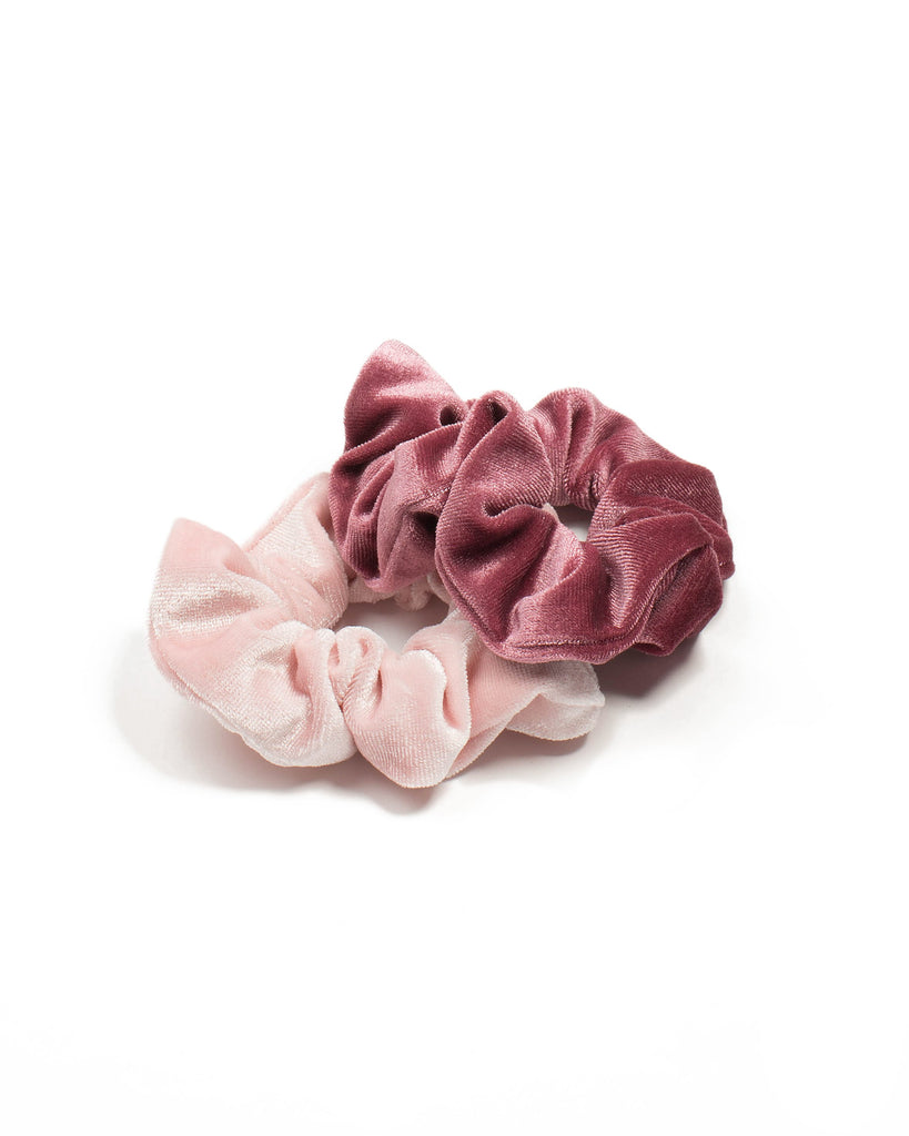 Mauve Velvet Scrunchie Pack