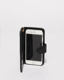Black Textured Iphone 6, 7 & 8 Purse
