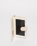 Ivory Saffiano Iphone 6, 7 & 8 Plus Purse