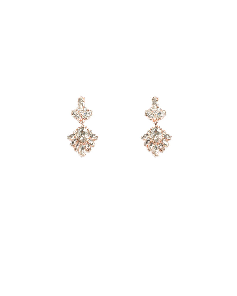 Navette Stone Drop Earrings