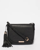 Black Lisa Saddle Bag