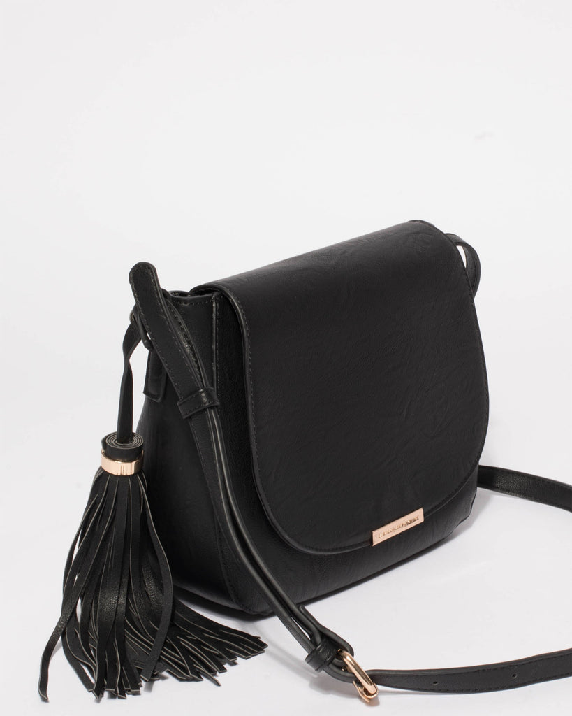 Black Lisa Saddle Bag