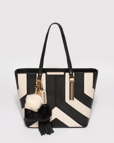 Monochrome Tegan Tote Bag