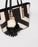 Monochrome Tegan Tote Bag