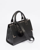 Black Saffiano Robin Medium Tote Bag