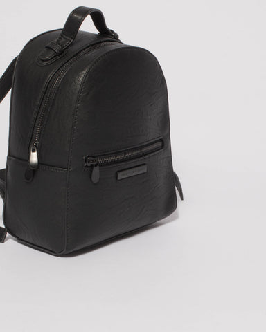 Black Bianca Mini Backpack
